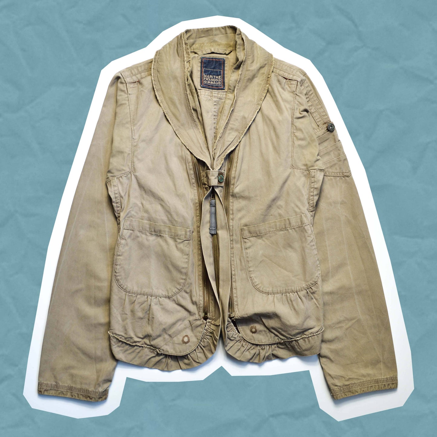 Marithe Francois Girbaud Marithe Francois Girbaud Butterfly Zip Up Jacket (S)