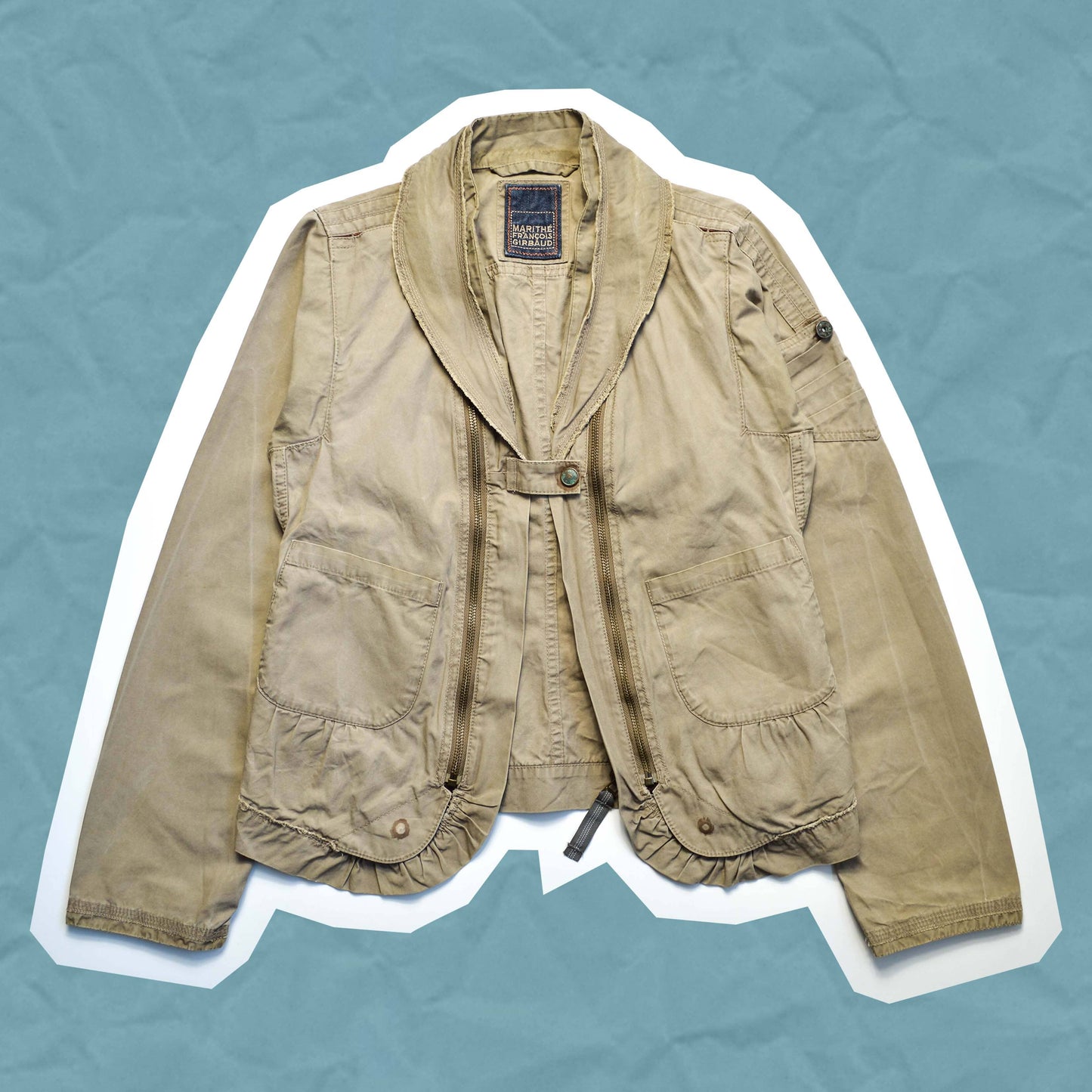 Marithe Francois Girbaud Marithe Francois Girbaud Butterfly Zip Up Jacket (S)