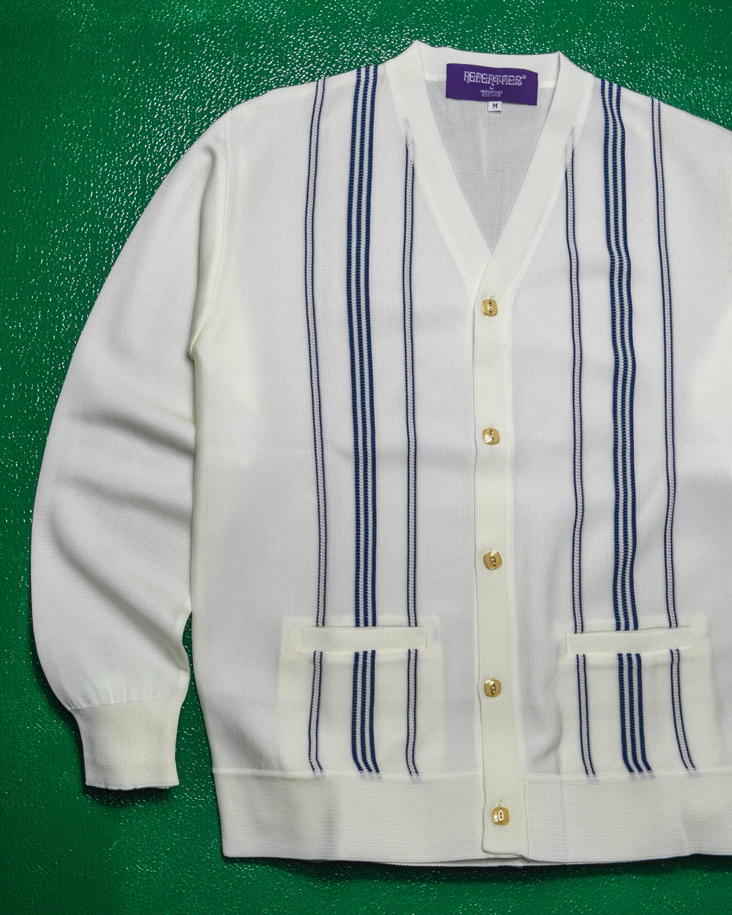 Nepenthes Striped Light Cardigan (M)