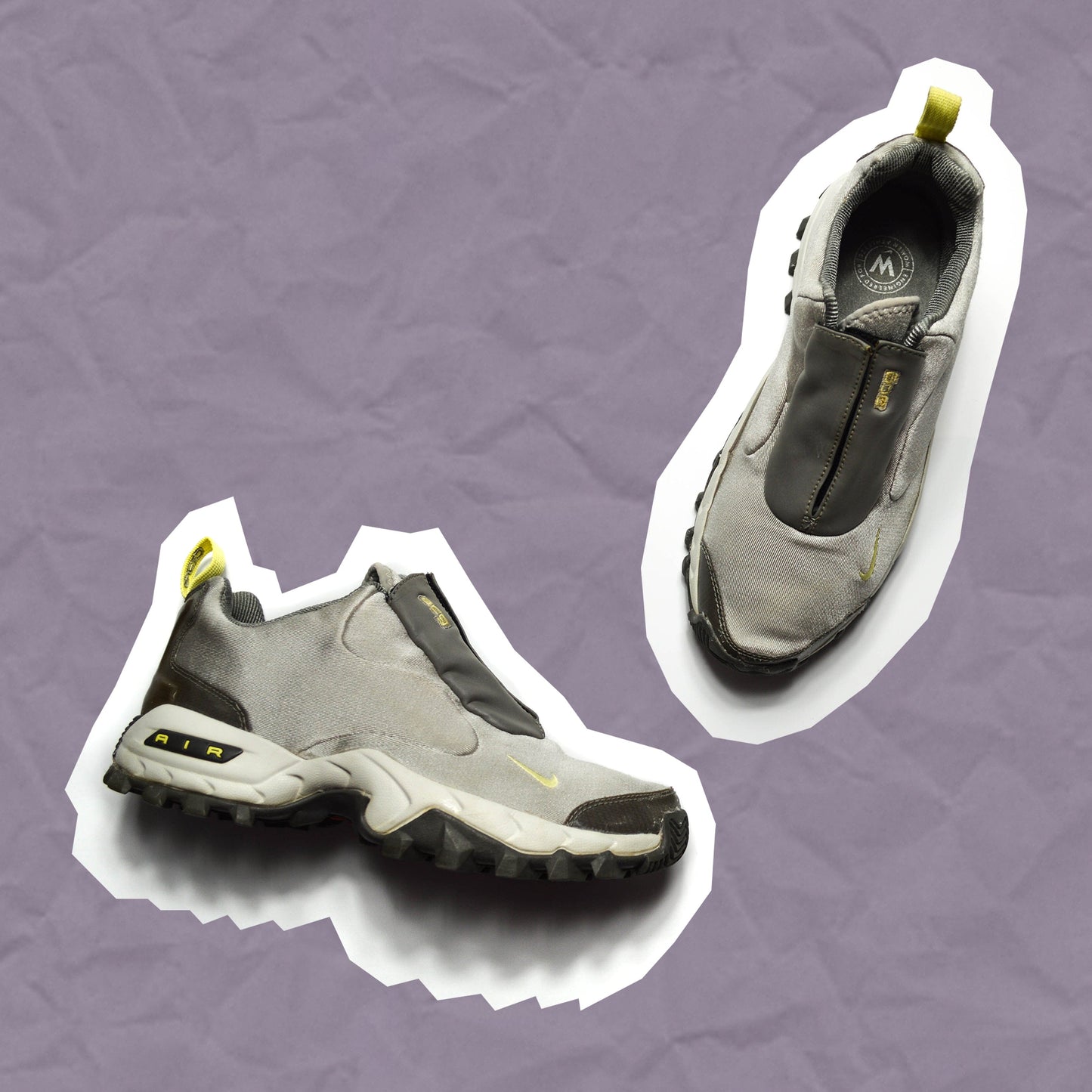 Nike ACG 2001 Wailuku Grey / Mellow Yellow Sneakers (UK7)