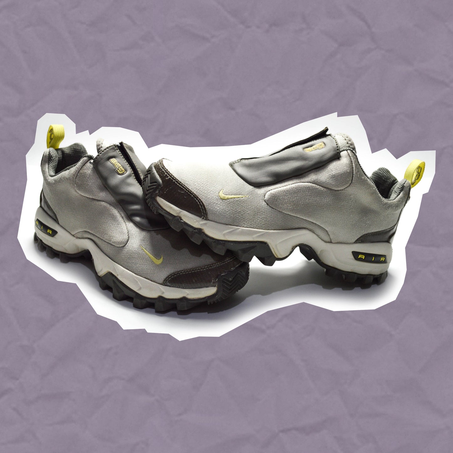 Nike ACG 2001 Wailuku Grey / Mellow Yellow Sneakers (UK7)