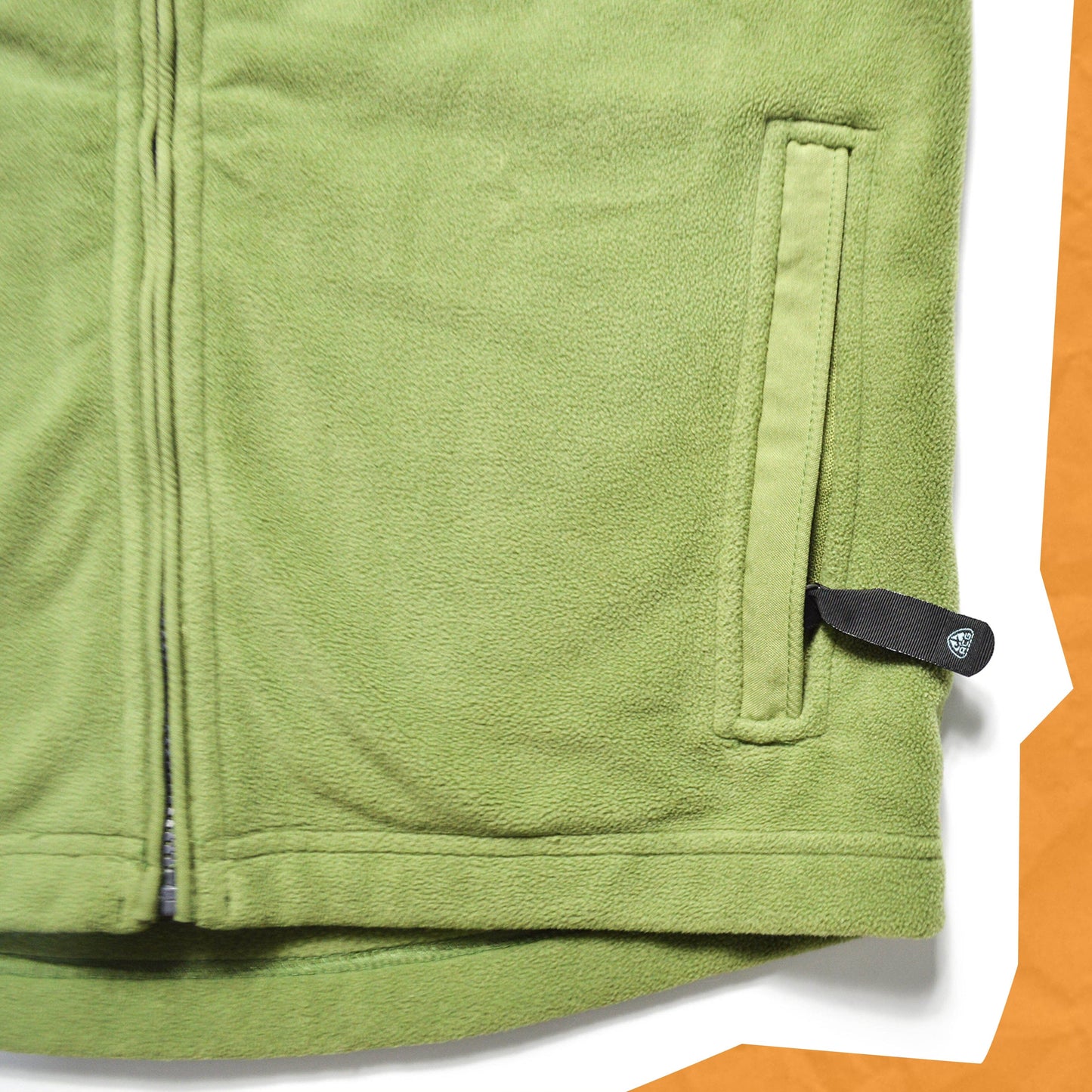 Nike ACG Muted Green Fleece Vest (XS~S)