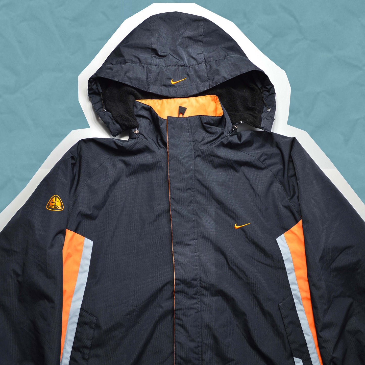 Nike ACG Orange Accent Windbreaker Jacket (~M~)