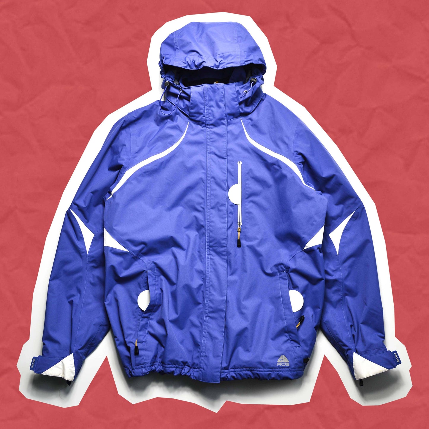Nike ACG Slash Style Blue Windbreaker Jacket (~M~)