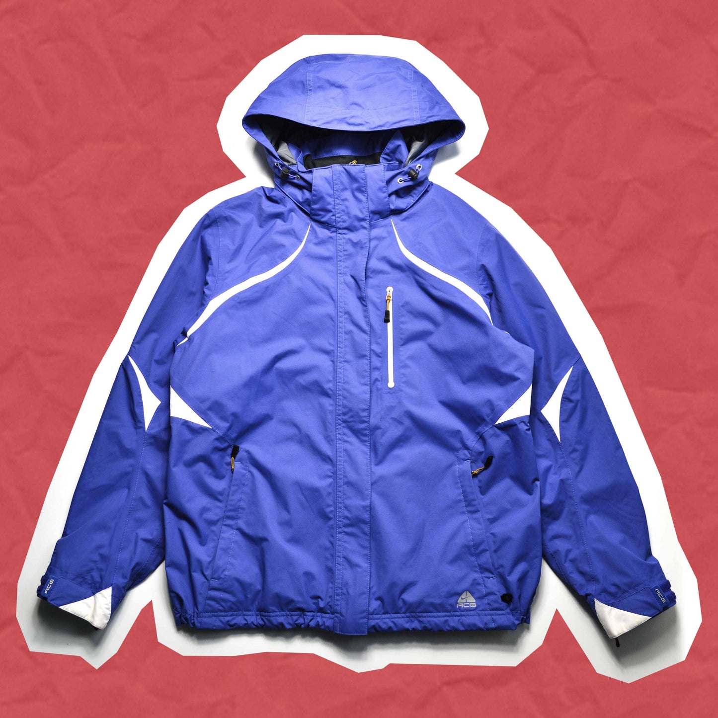 Nike ACG Slash Style Blue Windbreaker Jacket (~M~)