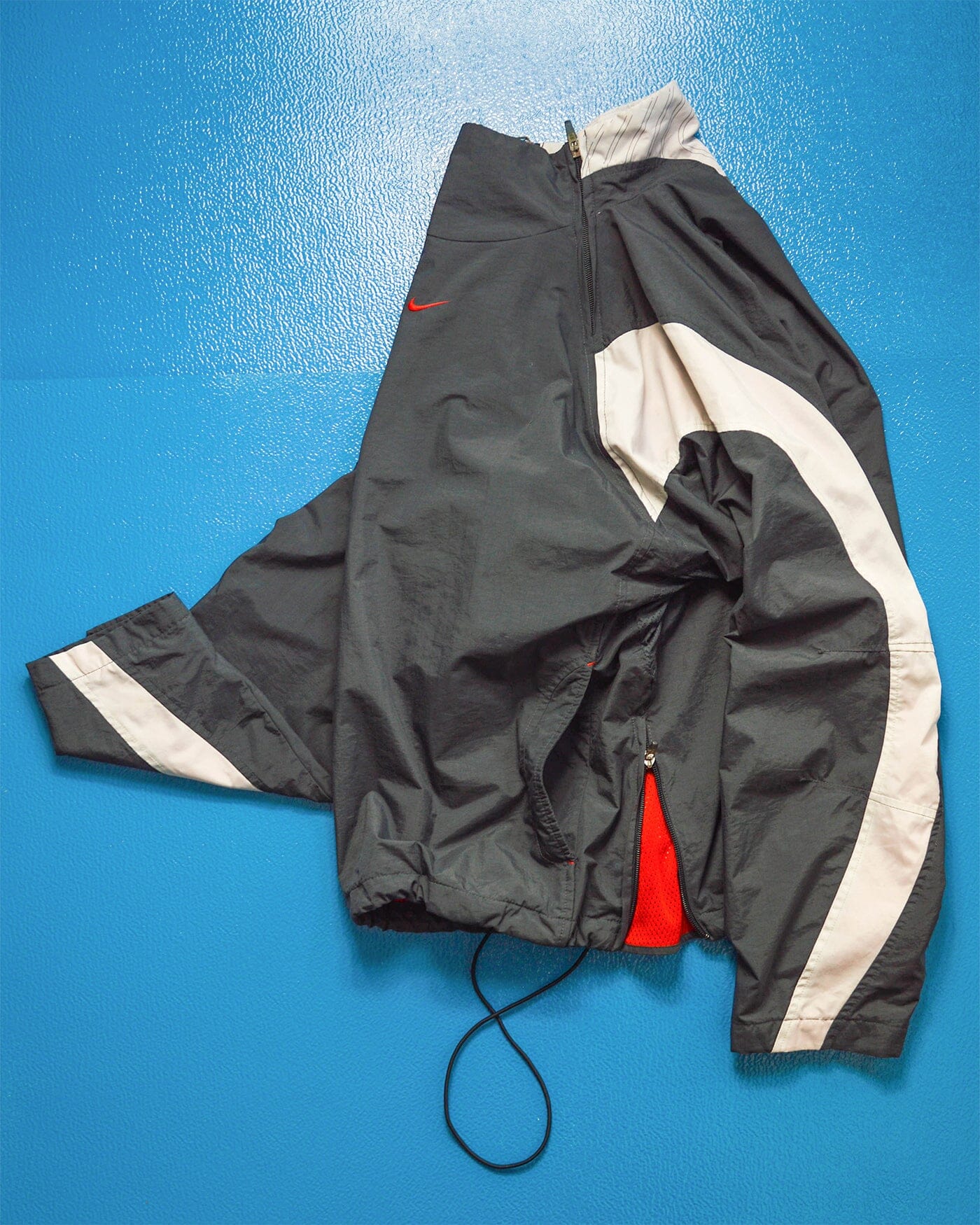 Nike Air Max Dual Zip Center Swoosh Panelled Pullover Track Jacket (~M~)