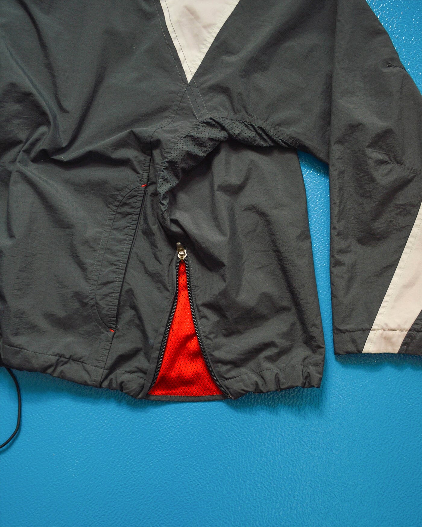 Nike Air Max Dual Zip Center Swoosh Panelled Pullover Track Jacket (~M~)