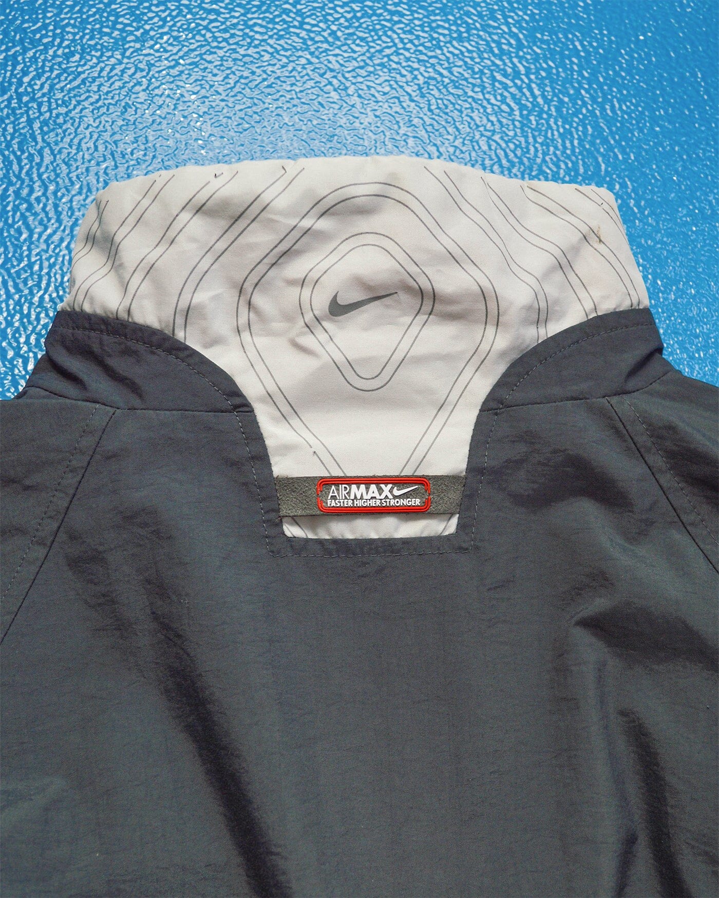 Nike Air Max Dual Zip Center Swoosh Panelled Pullover Track Jacket (~M~)