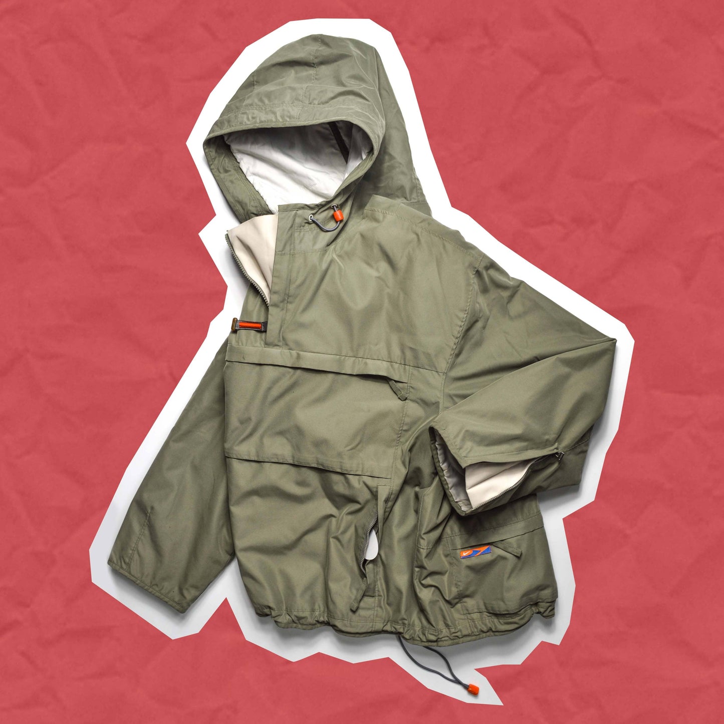 Nike Fall 2000 Minimal Quarter Zip Quilted Pullover (~M~)