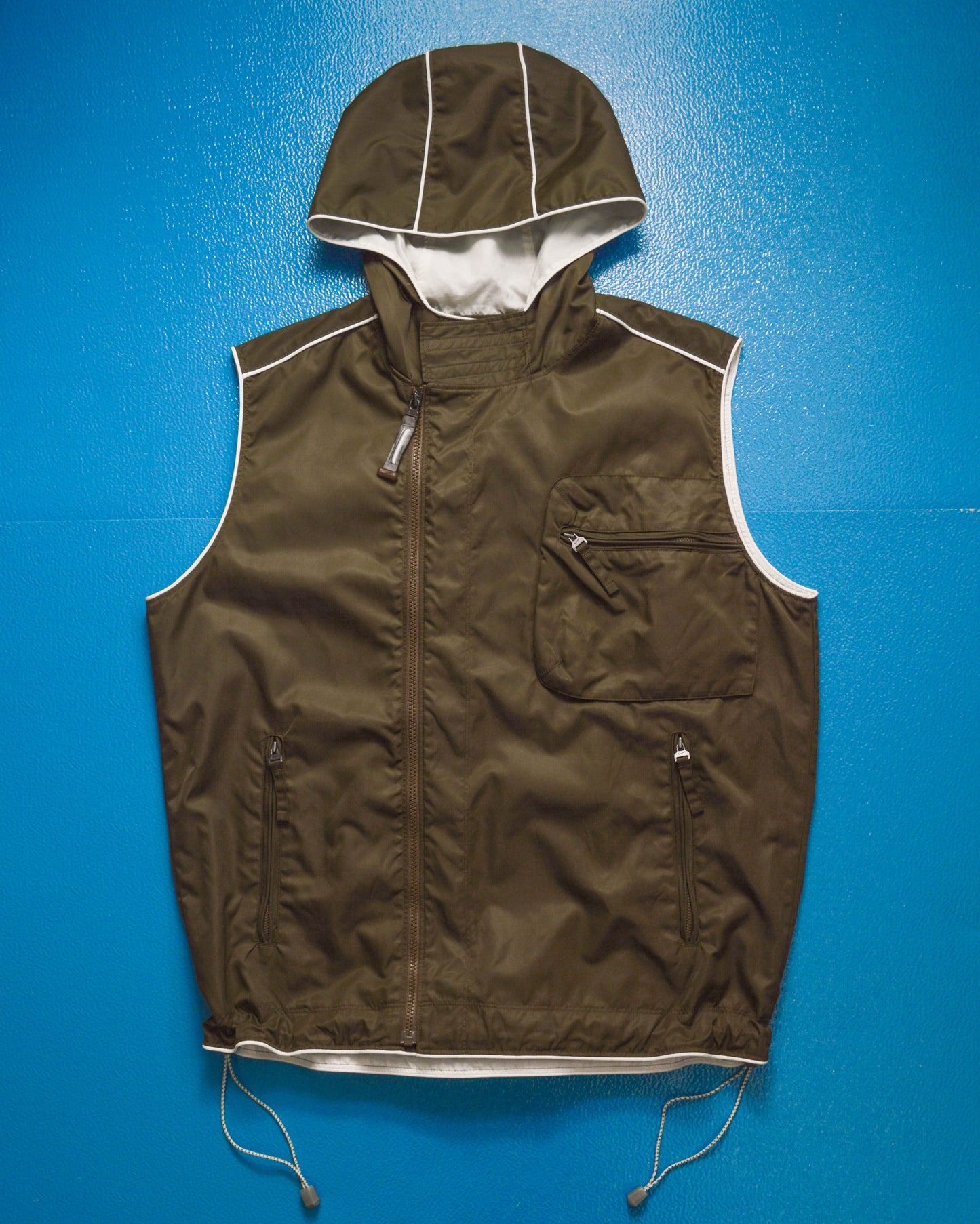 Nike Fall 2000 Misaligned Style Tactical Olive Vest (M~L)