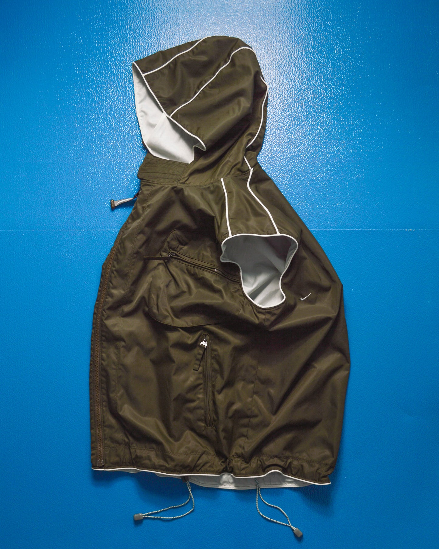 Nike Fall 2000 Misaligned Style Tactical Olive Vest (M~L)