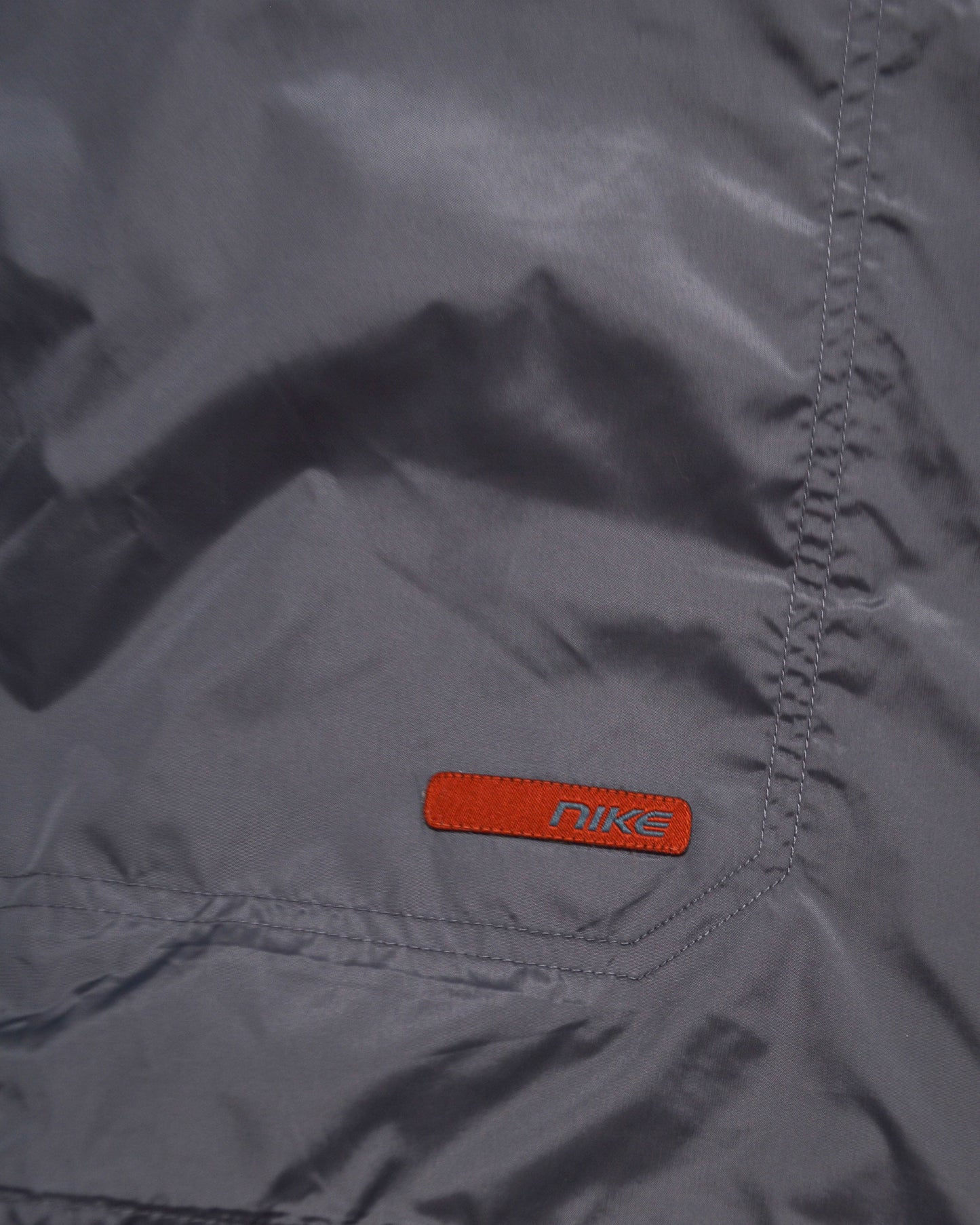 Nike Fall 2000 Side Stripe Grey Pullover Vest (M)