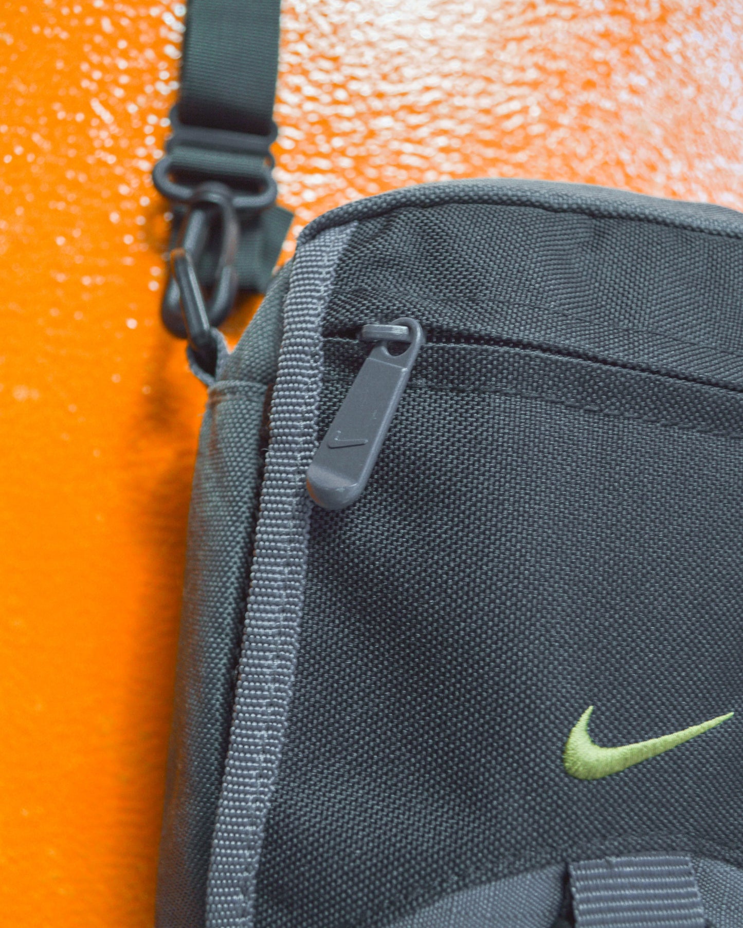 Nike Fall 2001 Grey / Muted Navy Side / Shoulder Bag (OS)