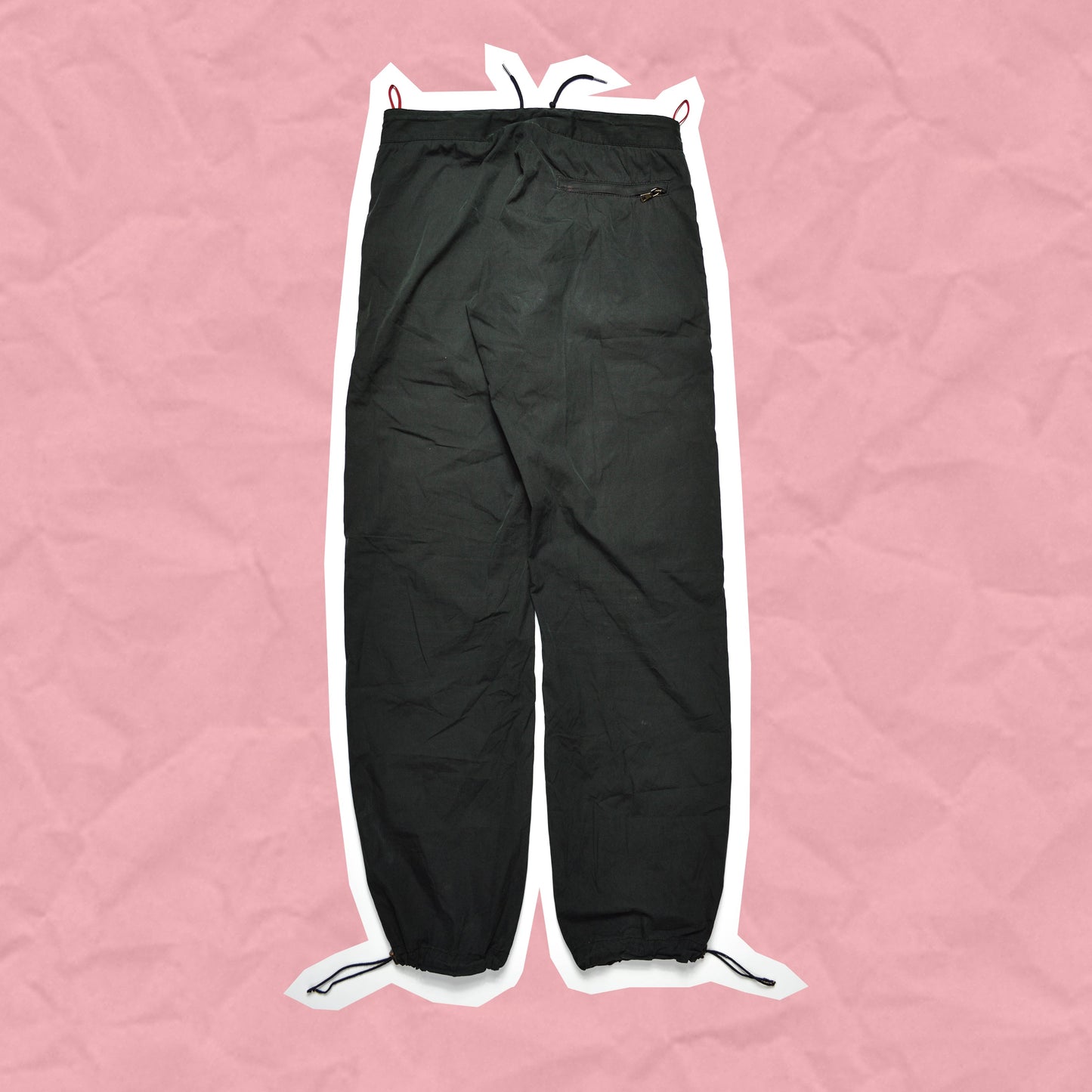 Prada Sport Black Cargo Track Pants (~28~)