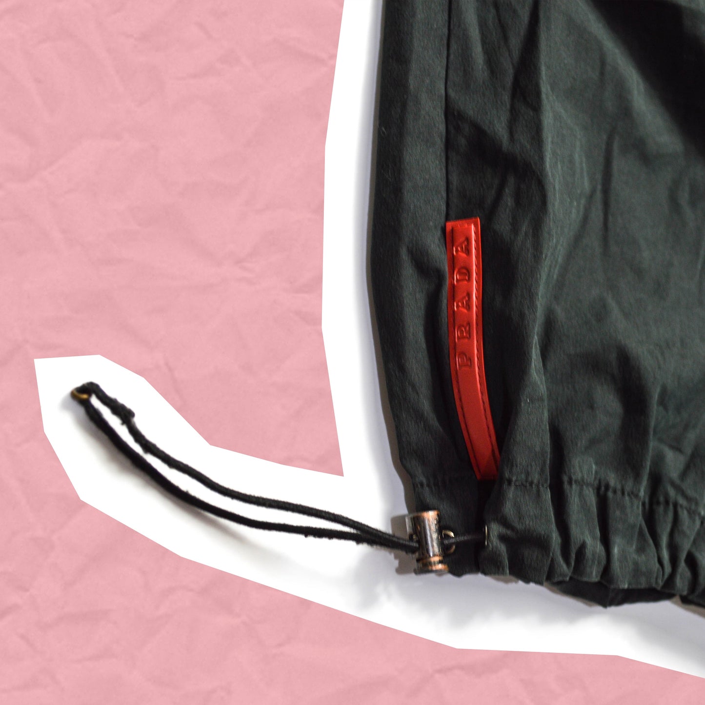 Prada Sport Black Cargo Track Pants (~28~)