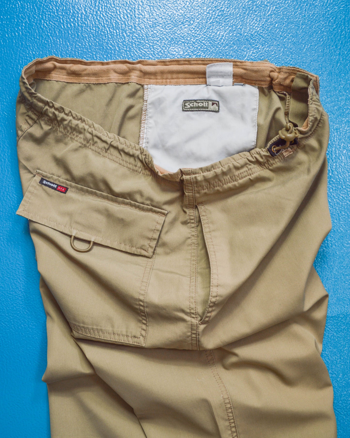 schott Tan / Khaki Knee Dart Snopant / Military Style Pants (34~36)