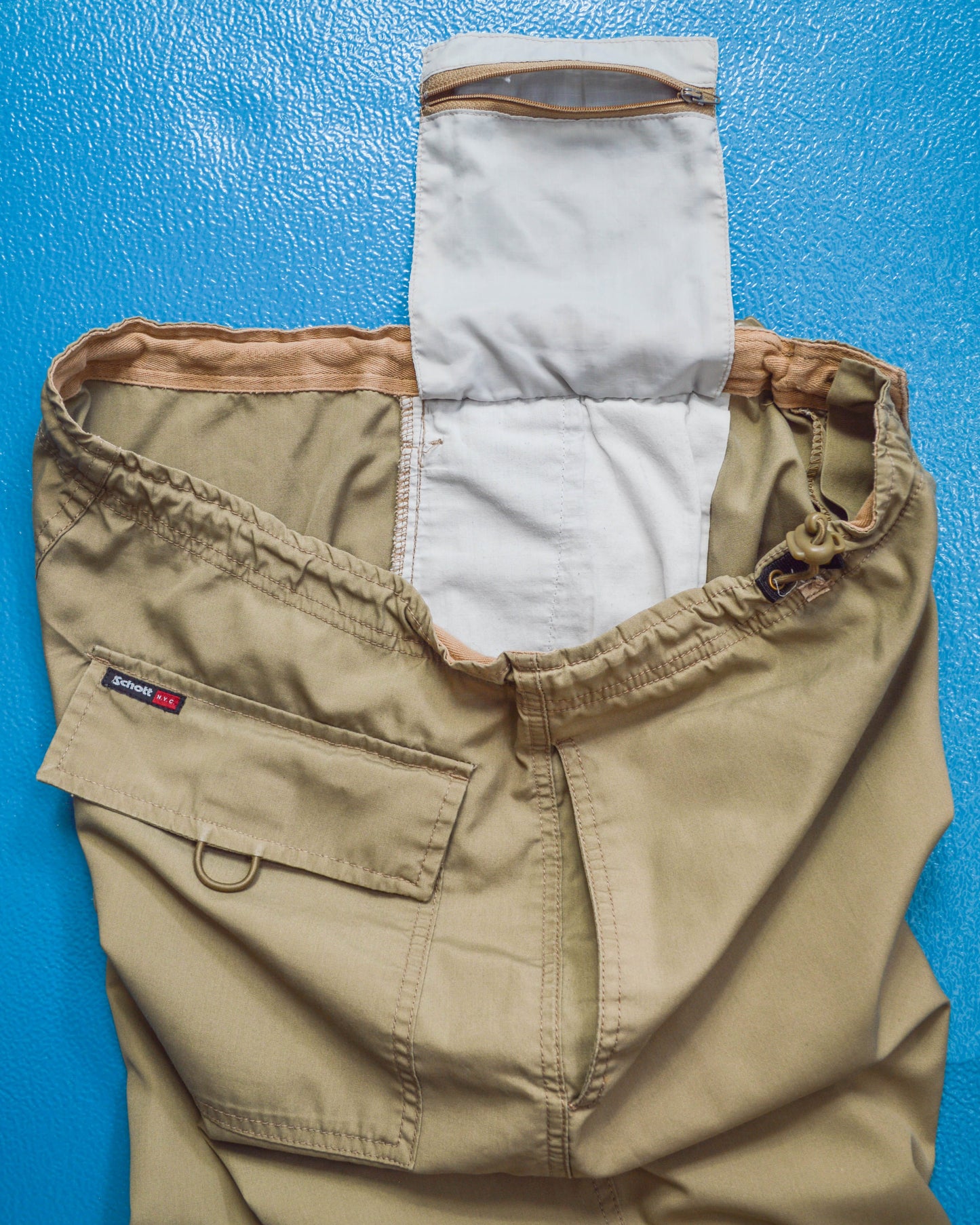 schott Tan / Khaki Knee Dart Snopant / Military Style Pants (34~36)