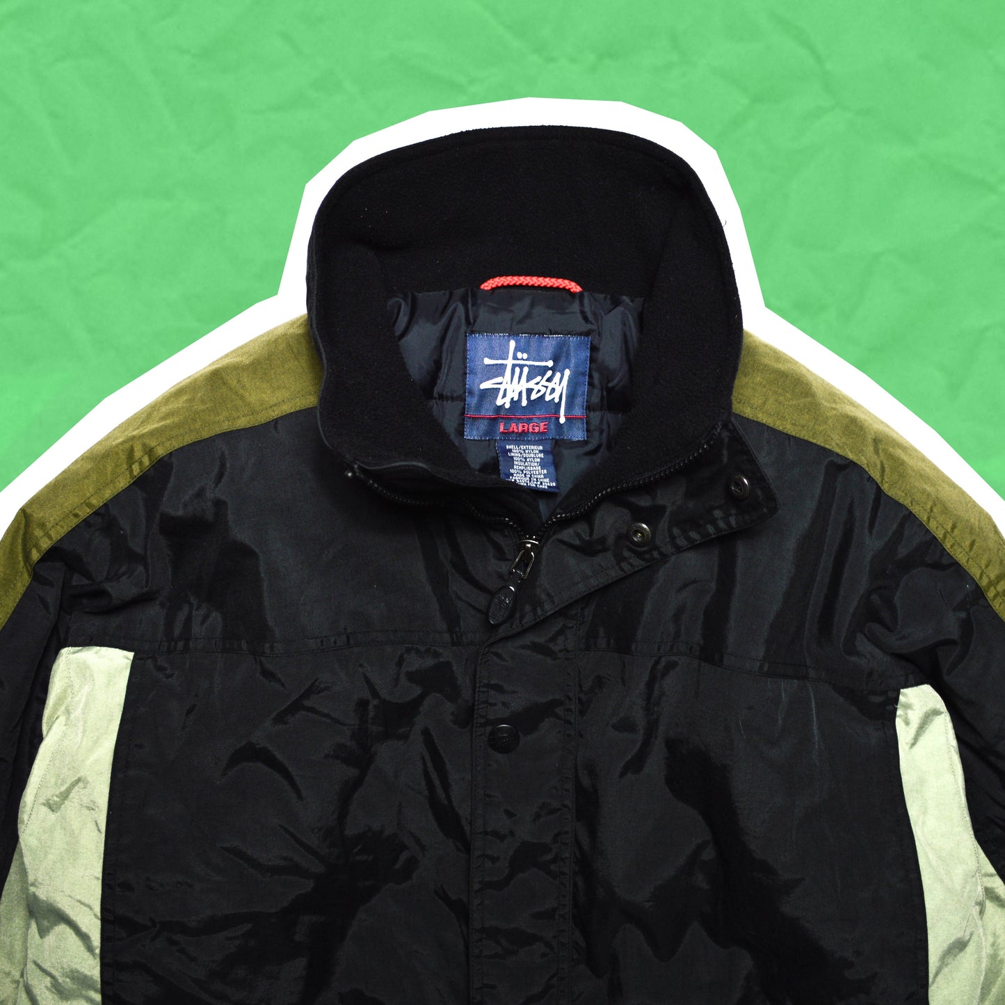 Stussy 1997 Panelled Insulated Jacket (L~XL)