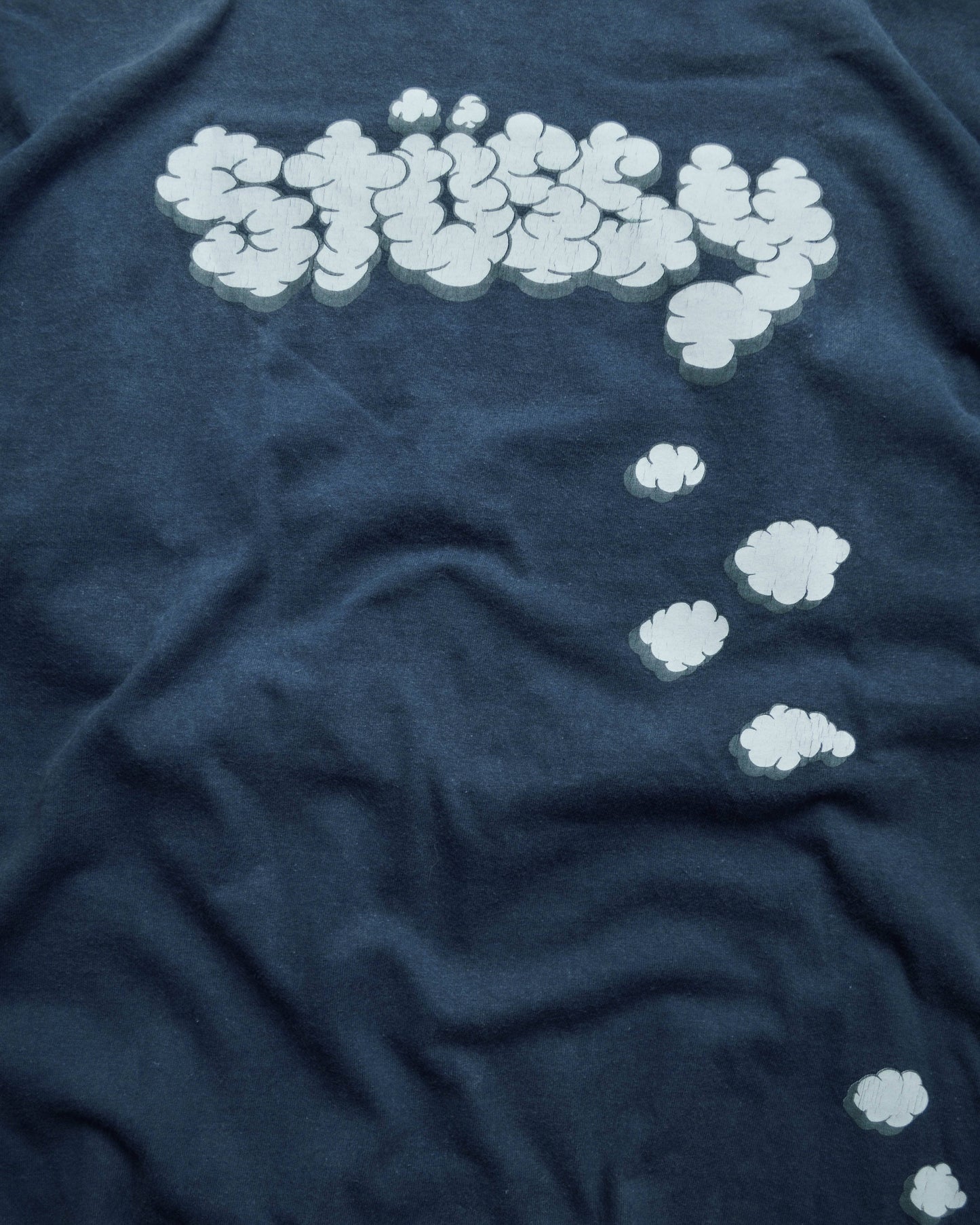 Stussy Biker Fumes / Smoke Graphic T-shirt (L)