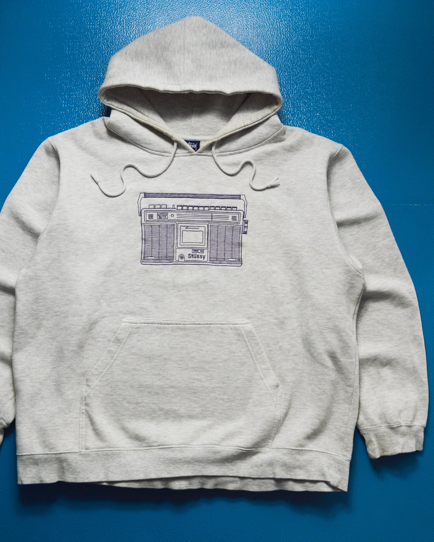 Stussy Embroidered Radio Player Pullover Hoody (L~XL)