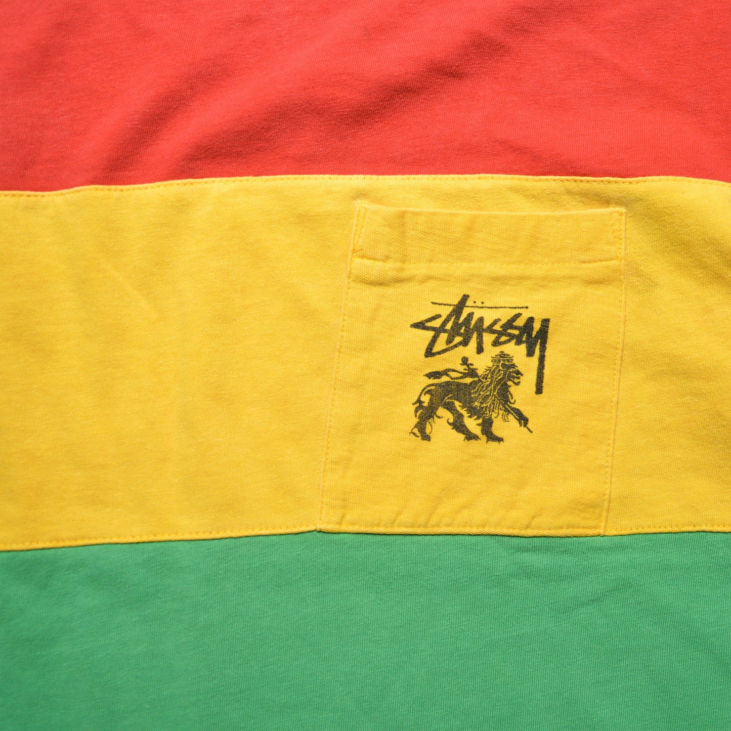 Stussy OG 80s Tri-colour Rasta T-shirt (~M~)
