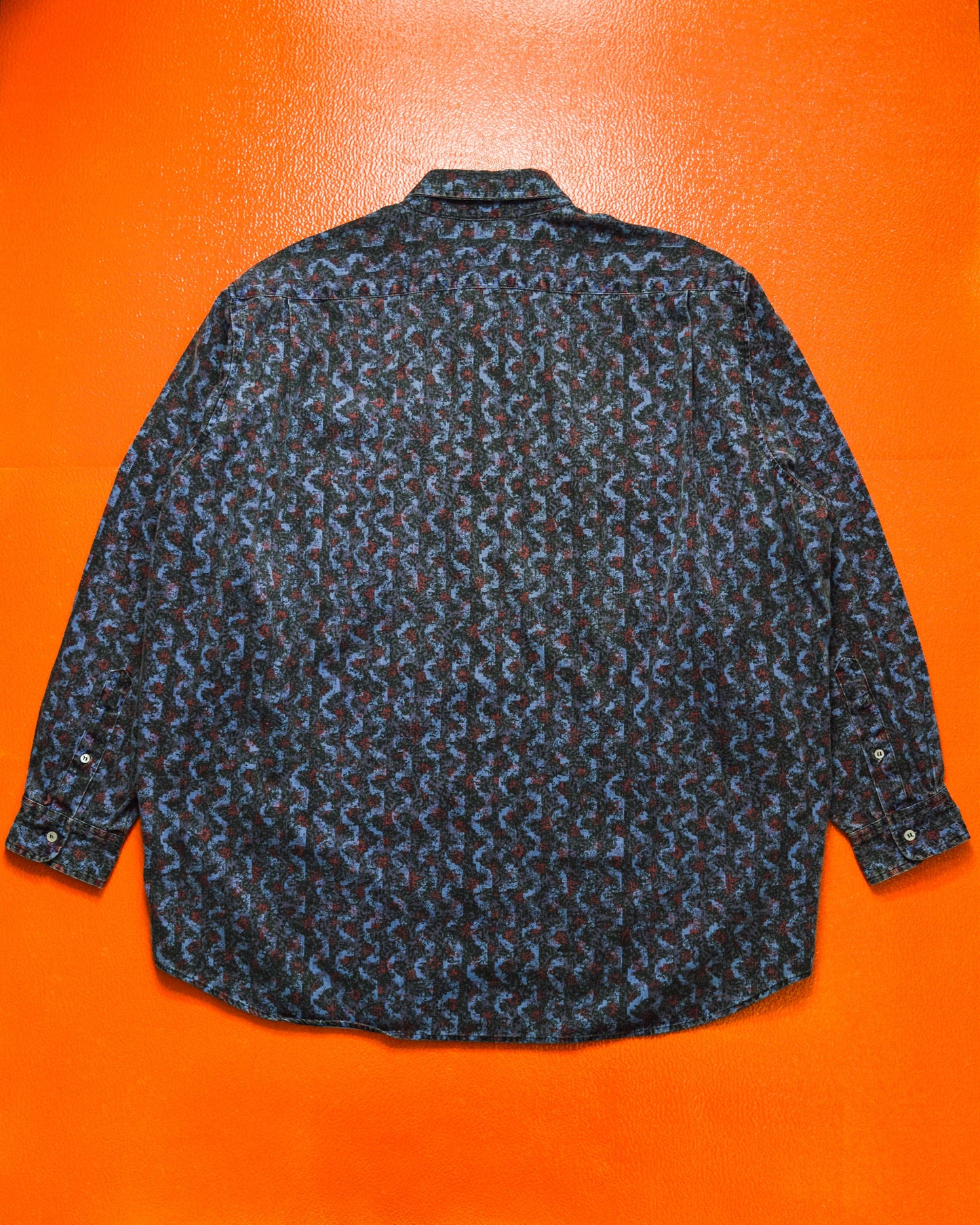 Stussy OG Micro Corduroy All-over Foliage Style Print Shirt (~XL~)