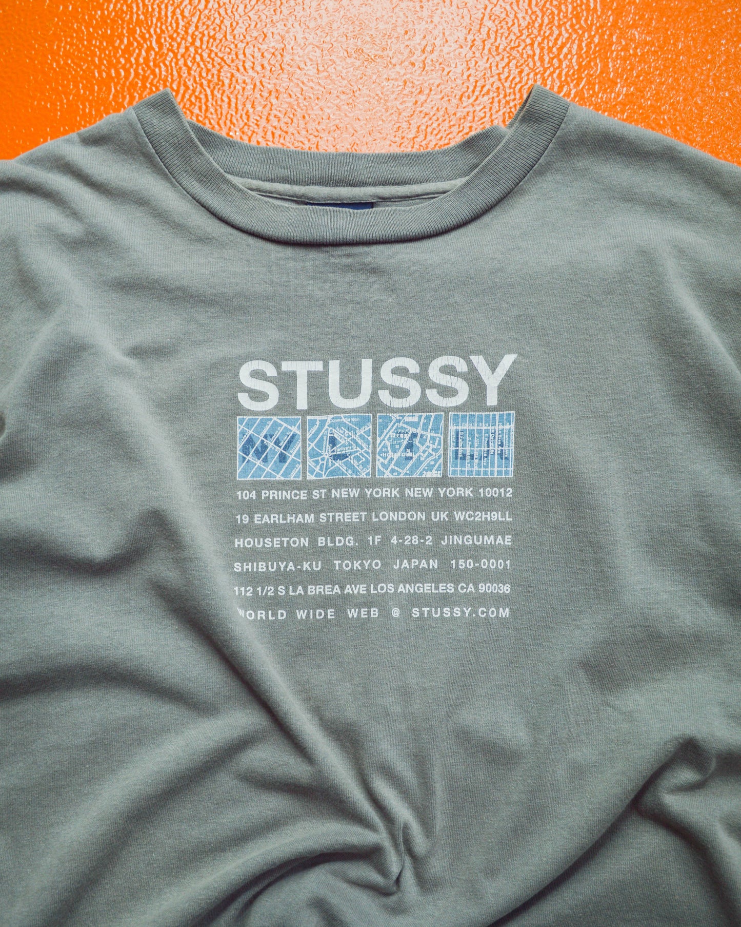 Stussy Old Chapter Location T-shirt (L)