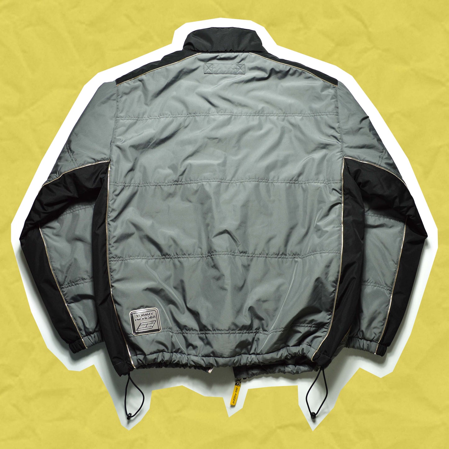 Tommy Hilfiger Athletics Asymmetrical Patch Pocket Two-tone Insulated Jacket (XL)