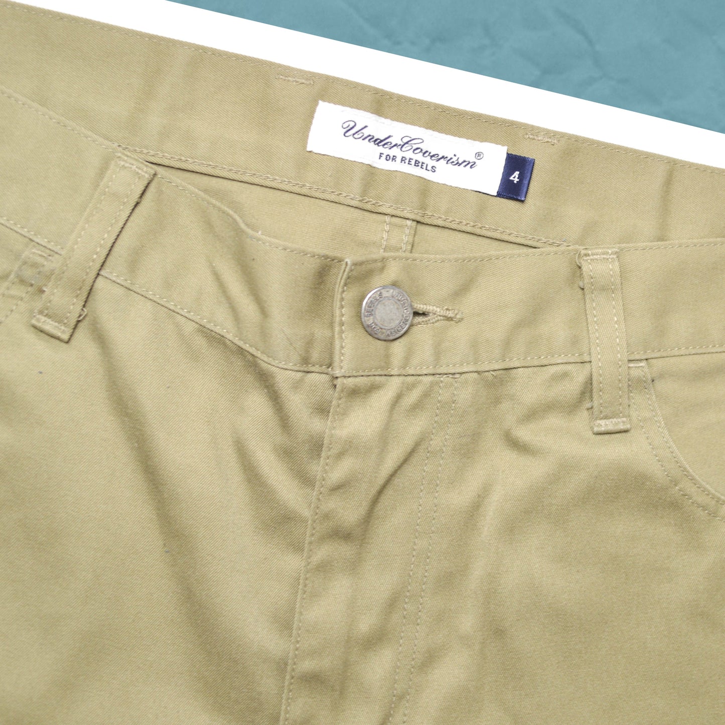 Undercover Patti Smith Lightning Bolt Beige Pants (~32~)