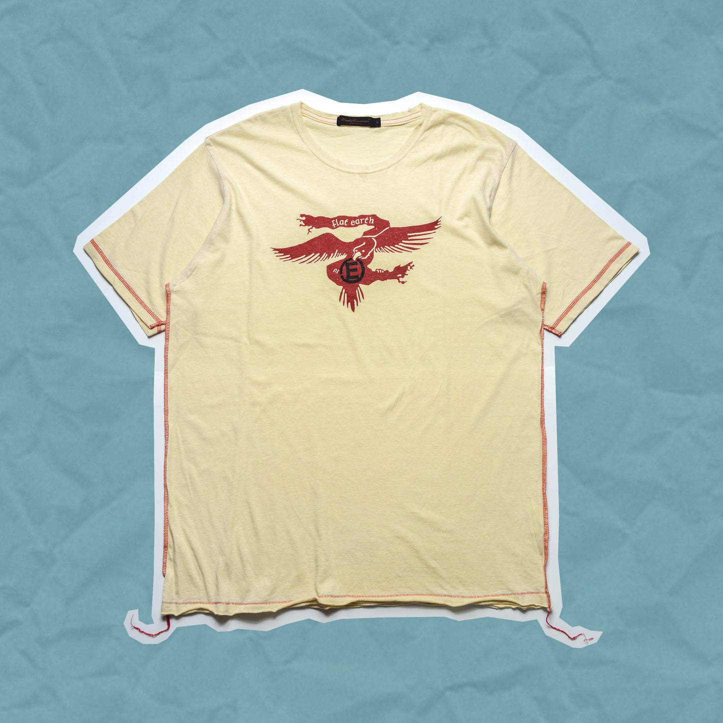 Undercover S/S03 Cream “Flat Earth” Scab T-shirt (L)