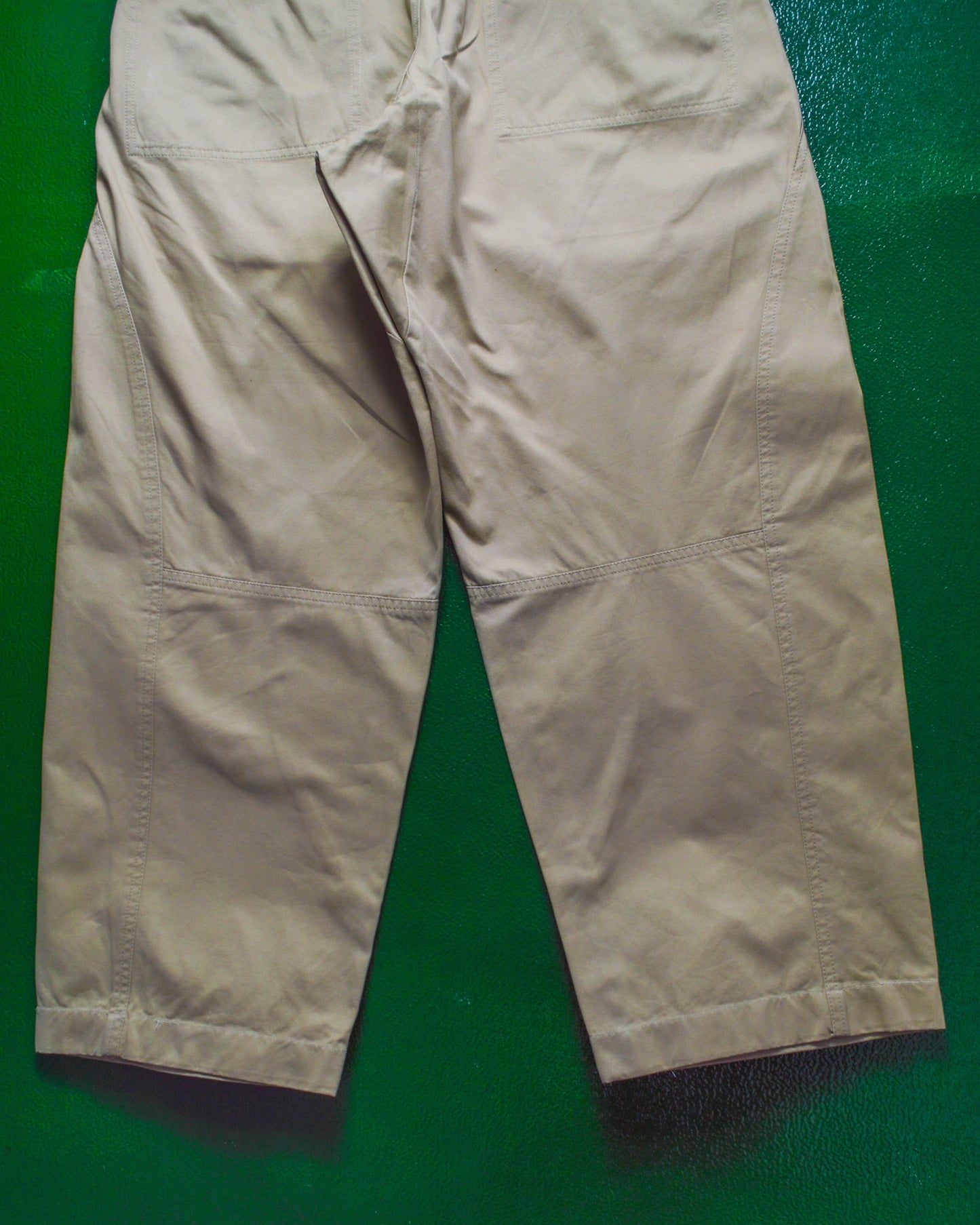 yohji yamamoto Curved Multi-Panel Beige Pants (30~32)