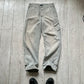 2000s Natural Dyeing Sand Tone Asymmetrical Cargo Denim /Jeans (30~32)