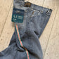 Early 2000s Red/Green Striped Wrap Around Jeans  (30 + 36 + 38 )