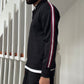 2005 Red Side Stripe Black Longsleeve Polo Top(S)