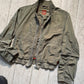 2000s Iridescent Green Zig Zag Panelled Jacket (~M~)