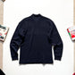 AW89 Navy Collared Button Up Knit Jumper (~M~)