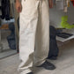 Early 2000s Cream Lightweight Front Carpenter Pants  (31~33)