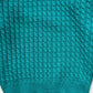 80s Vivid Teal Cable Knit Front Jumper  (~M~)