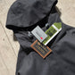 1999 Grey Loro Piana Storm System Wool Side Zip Parka Jacket (~L~)