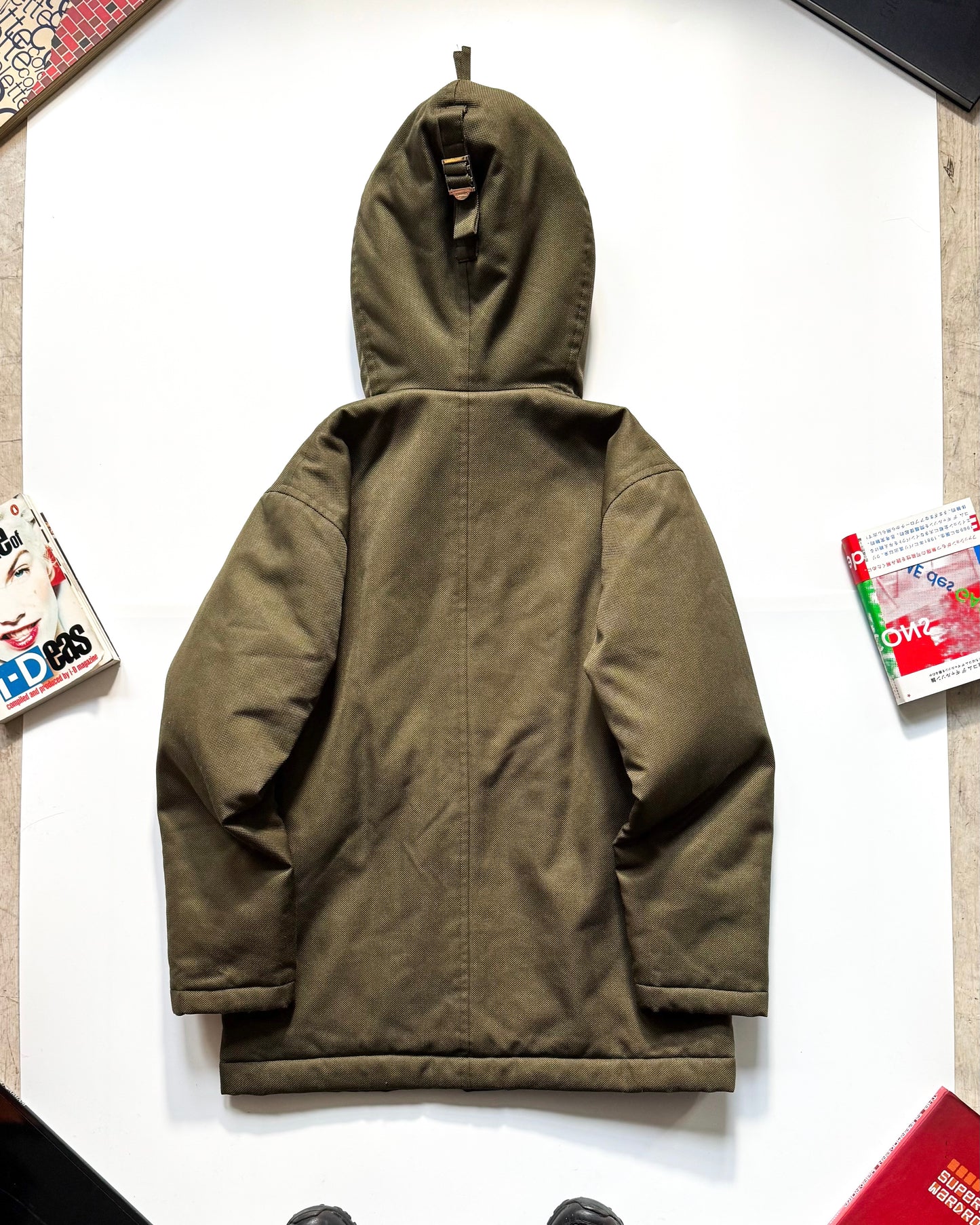 Spring 2000 Faux Fur  Face Full Zip Parka Jacket (~M~)