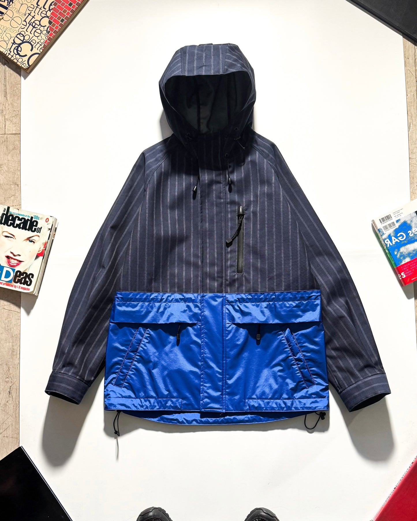 2017 Split Blue / Pinstriped Shell Jacket (~M~)