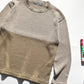 1993 Tonal Beige Split Knit Jumper (~M~)