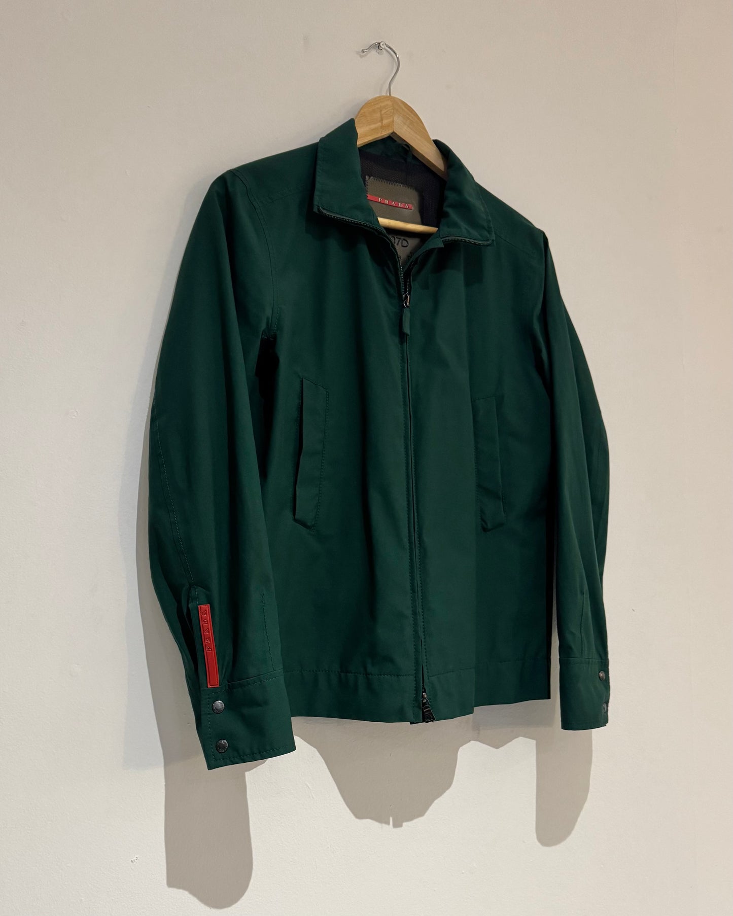 Early 2000s Bottle Green Light Gore-tex Zip Up Jacket (S~M)