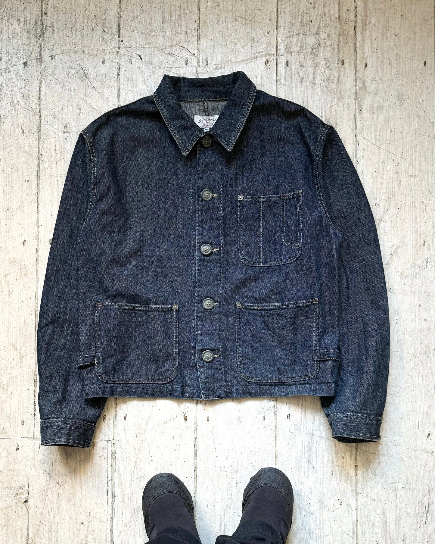 90s Denim Work Jacket (~L~)