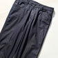 Early 2000s Deep Chambray Blue Pinstriped Trousers  (32~34)