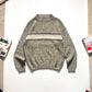90s Multi Tone Weave Striped Pattern Knit Jumper (~M ~ )