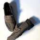 AW92 Raw Edge Tweed Style Loafers  (JP26/ UK7.5)