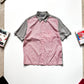 2004 Red Striped Short Sleeve Shirt (~M~)