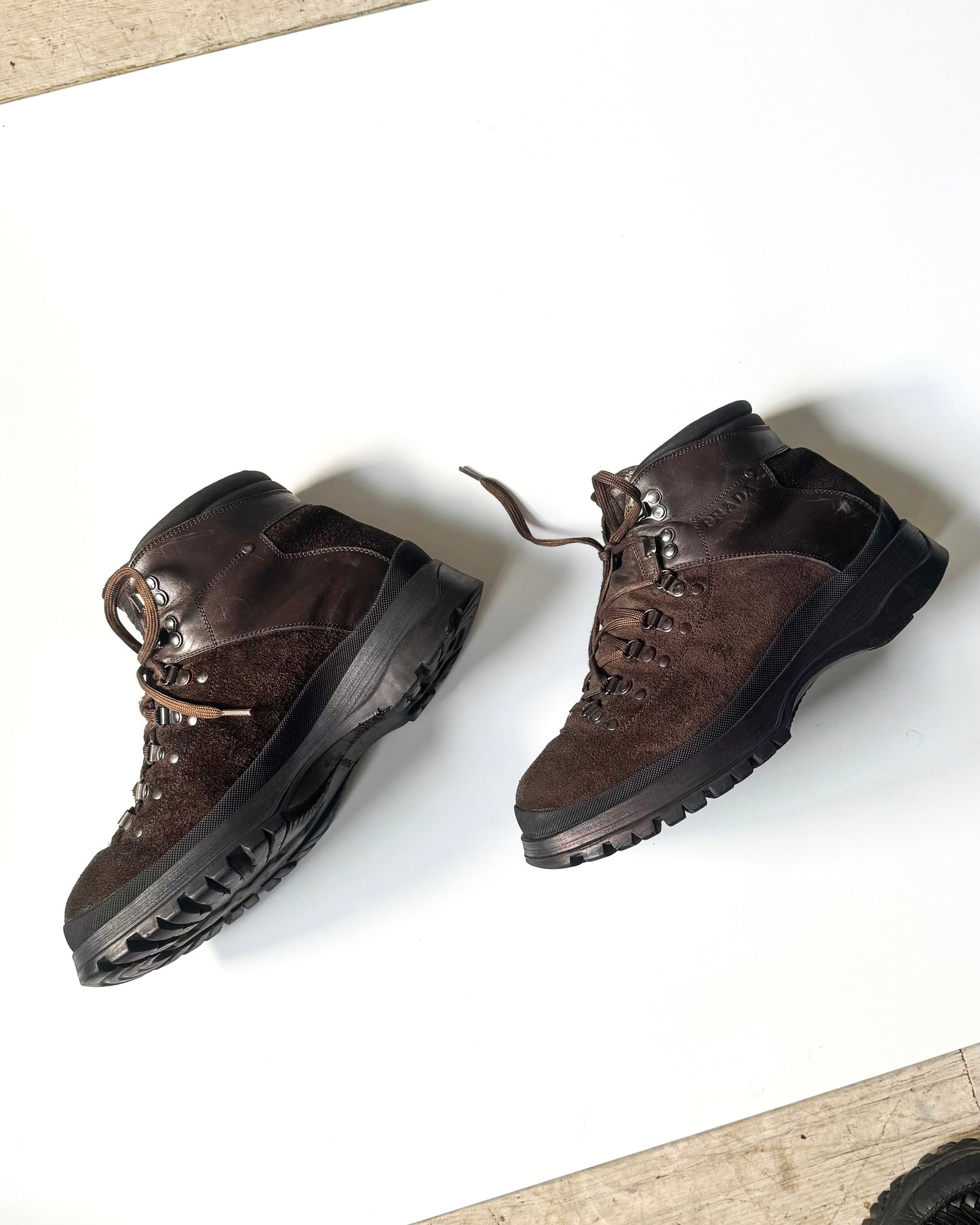 2018 Brown Leather/ Suede Hiking Boots  Shoes (7)