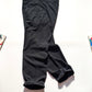 Early 2000s Charcoal Grey Traced / Curved Parallel Panel Trousers   (~32~)